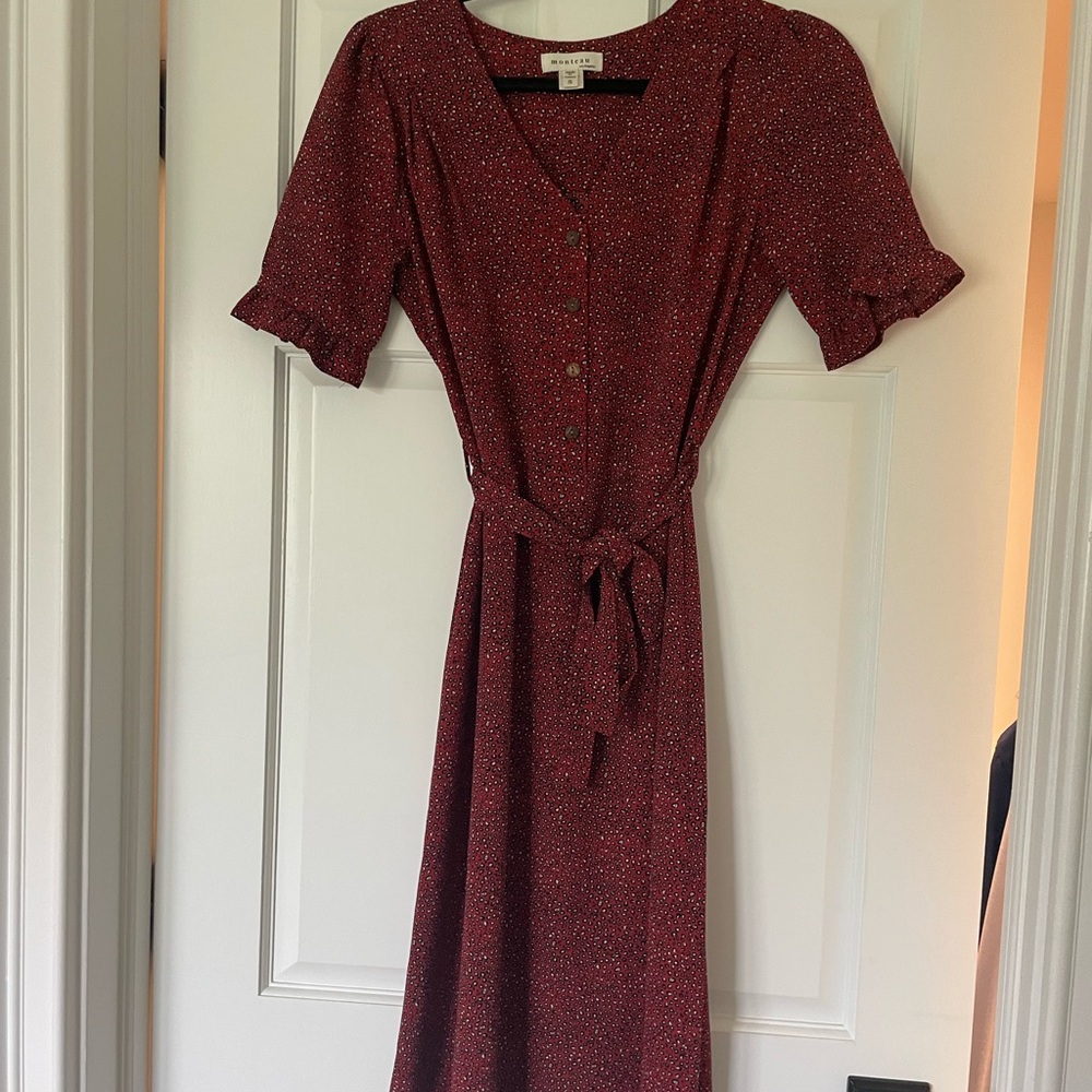Universal Thread Burgundy Midi Dress